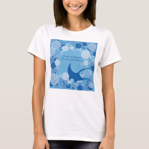 raie, fleur de vie, orange, mandala,zen,chakra, T-Shirt