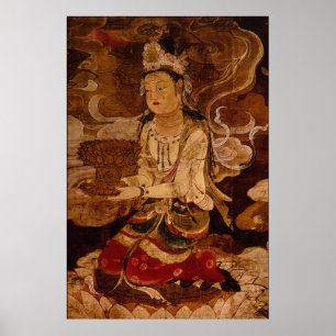 Raigo of Amida and His Host (detail) Poster