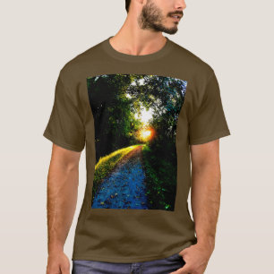 Rail Trail into the Sunset  T-Shirt
