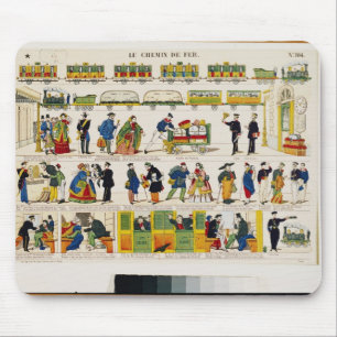 Rail Travel, c.1850 Mouse Pad