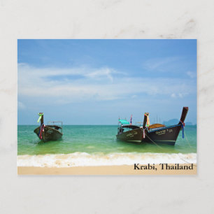 Railay Beach at Krabi, Thailand Postcard