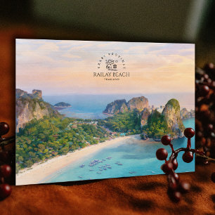 Railay Beach, Krabi Province, Thailand Souvenir Postcard