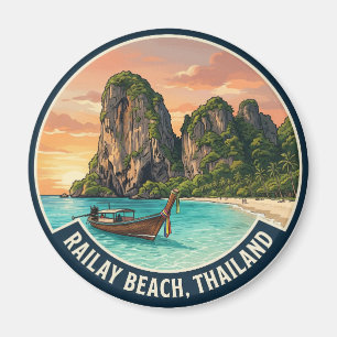 Railay Beach Thailand Magnet