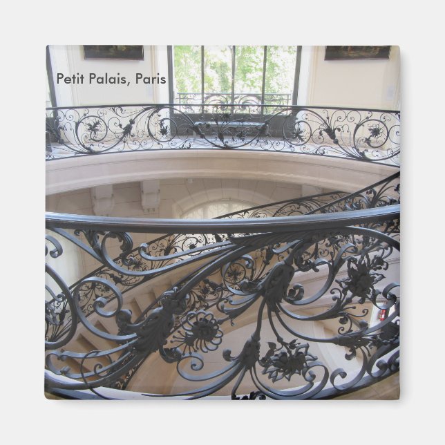Railing in Petit Palais, Paris Magnet (Front)