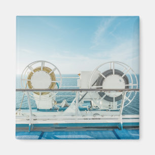 Railing Of A Cruise Ship Magnet