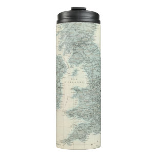Railroad and Canals of British Isles Thermal Tumbler