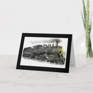 Railroad Birthday Card