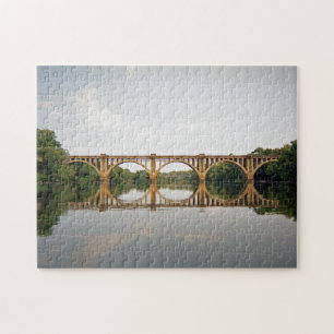 Railroad Bridge in Fredericksburg Virginia Jigsaw Puzzle