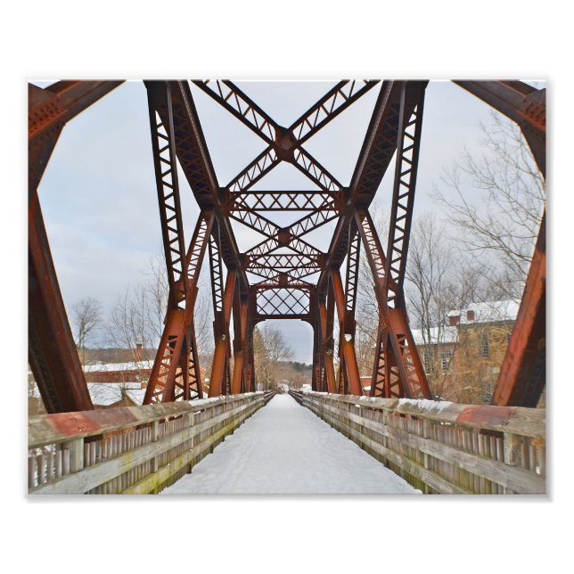 Railroad Bridge Photo Print (Front)