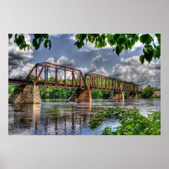 Railroad Bridge Poster (Front)
