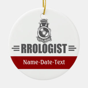 Railroad Ceramic Tree Decoration