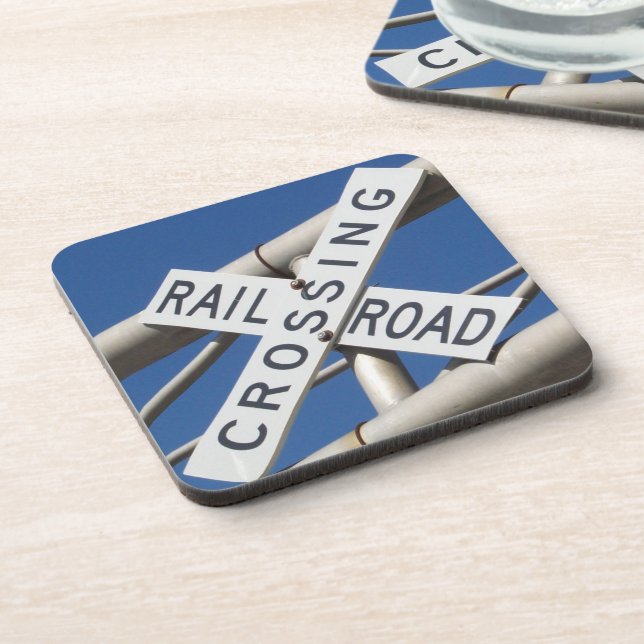 Railroad Crossing Coaster (Left Side)
