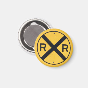 Railroad Crossing Sign Magnet