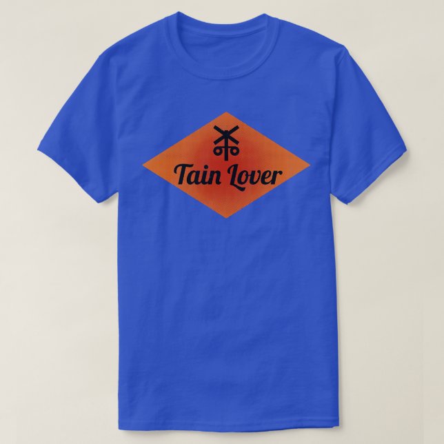 Railroad Crossing Train Lover Railroader T-Shirt (Design Front)