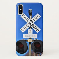 Railroad Crossing With Mechanical Bell