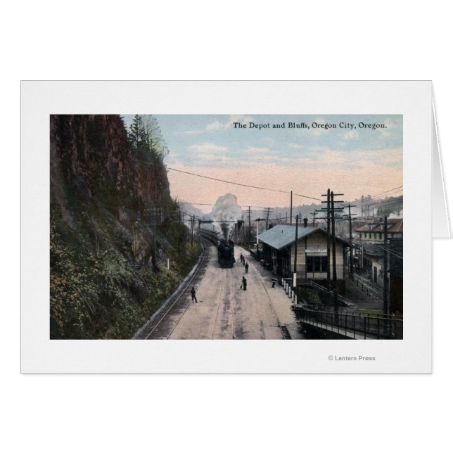 Railroad Depot and Bluffs City, OR (Front Horizontal)