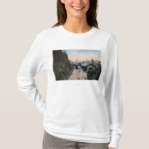 Railroad Depot and Bluffs City, OR T-Shirt