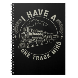 Railroad Funny Locomotive Quote Trainspotter Train Notebook