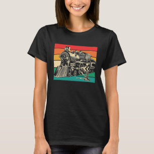 Railroad Railway Model Train Locomotive Train T-Shirt