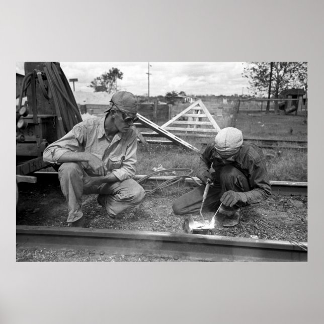 Railroad Rehab, 1930s Poster (Front)