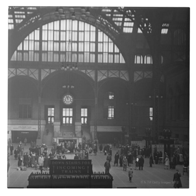 Railroad Station Ceramic Tile (Front)