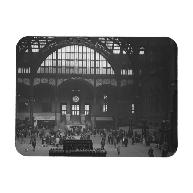 Railroad Station Magnet (Horizontal)
