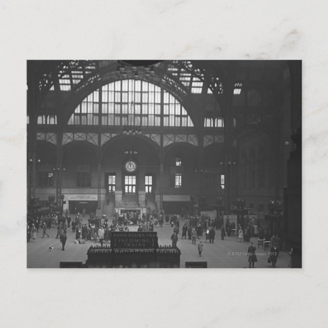 Railroad Station Postcard (Front)