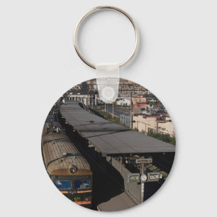 Railroad station, Vladivostok, Russia Key Ring