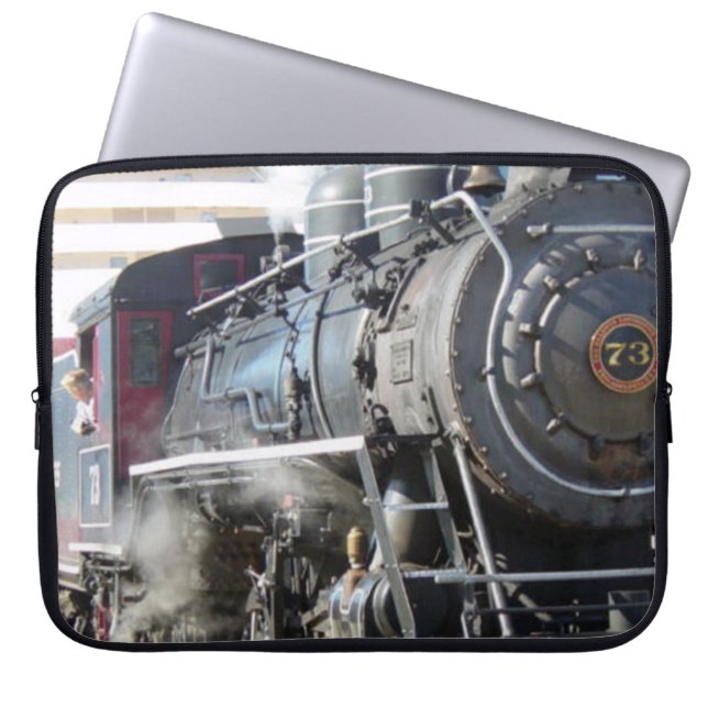 Railroad Steam Engine Tablet Sleeve (Front)