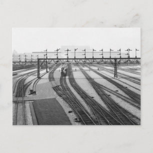 Railroad Switch Yard, 1907 Postcard