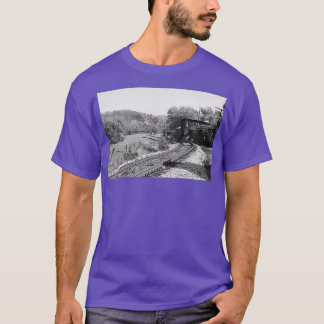 Railroad Tracks in Galena T-Shirt