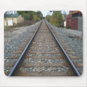 Railroad Tracks Mouse Pad