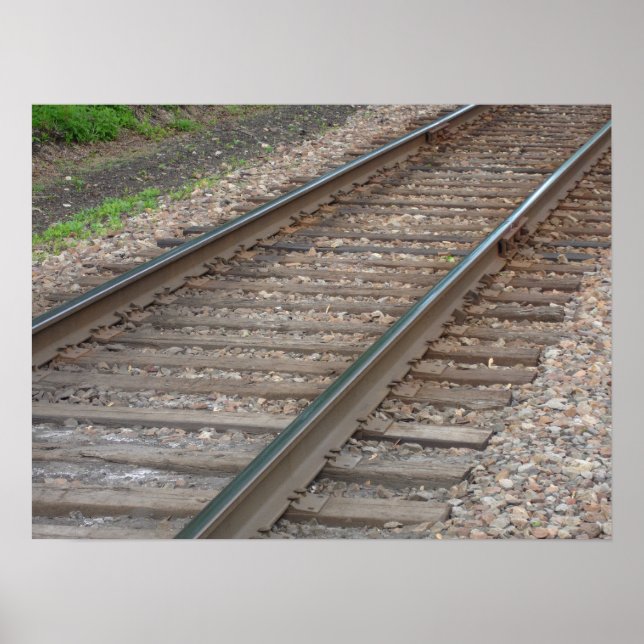 Railroad Tracks Poster (Front)
