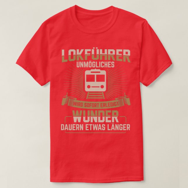 Railroad Train Drivers Gift 4 T-Shirt (Design Front)
