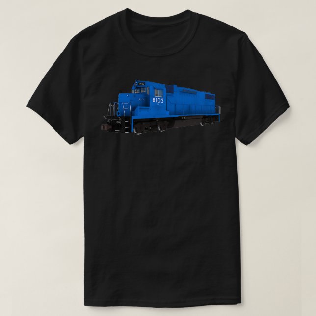 Railroad Train Engine 14 T-Shirt (Design Front)
