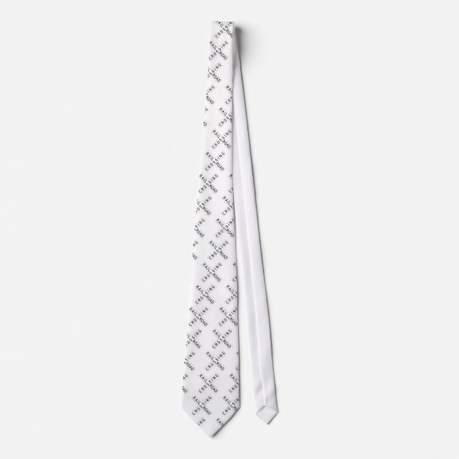 RailroadCrossing Sign Tie (Front)