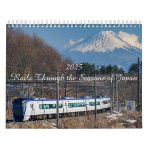 Rails Through the Seasons of Japan 2025 Japanese r Calendar