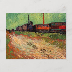 Railway Carriages (F466) Van Gogh Fine Art Postcard
