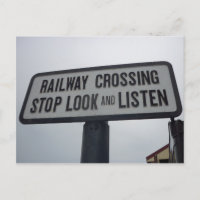 Railway Crossing Sign