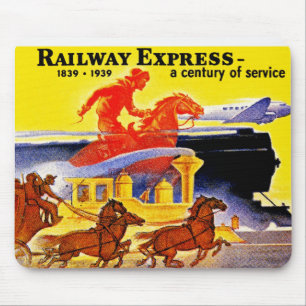 Railway Express a century of service Mouse Pad
