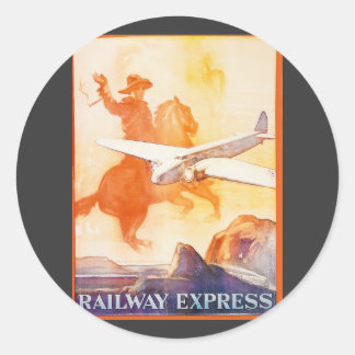 Railway Express Agency 1935 Sticker