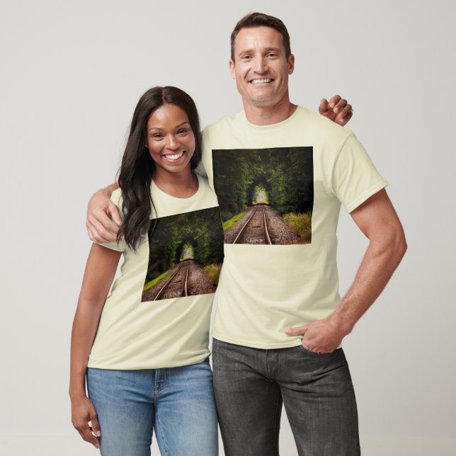 Railway green beautiful scenery T-Shirt (Unisex)
