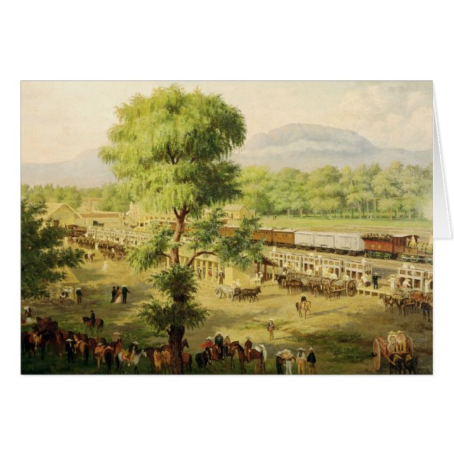 Railway in the Valley of Mexico, 1869 (Front Horizontal)