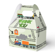 Railway Kids Trains & Tracks  Favour Boxes