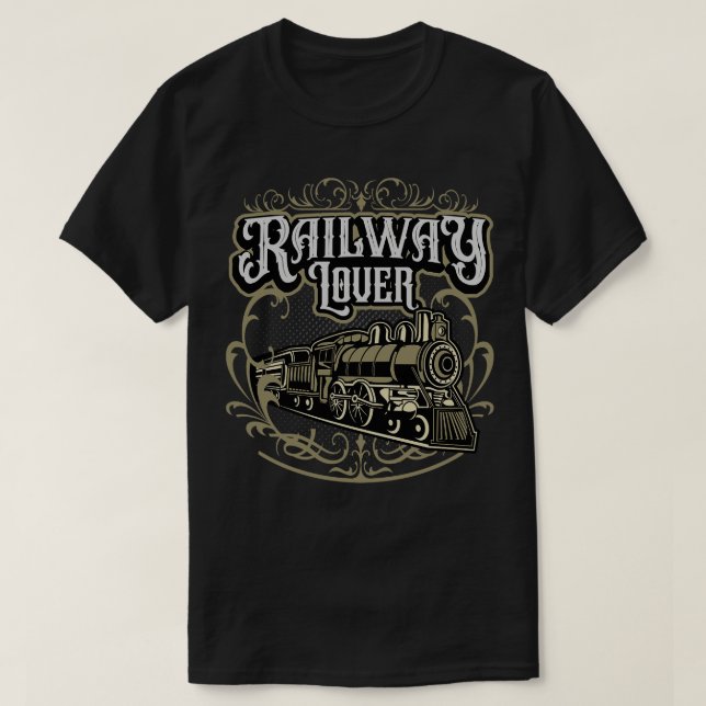 Railway Lover T-Shirt (Design Front)