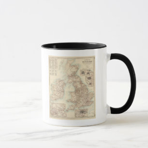 Railway Map of the British Isles Mug