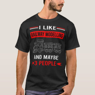 Railway Modelling Model Railroading Train Trains T-Shirt