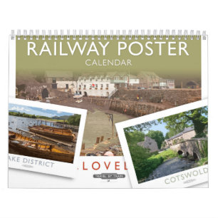 Railway Style Poster Calendar 2023