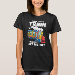 Railway Train Guide And Train Driver Model Railway T-Shirt