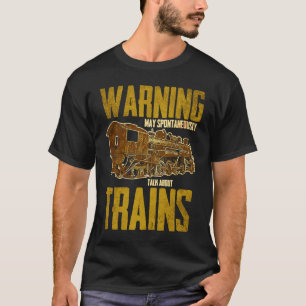 Railways Train Model Railroad Fan Railfan Love 3 T-Shirt